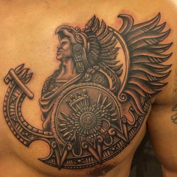 600x600 Best Aztec Tattoo Designs For Men - Aztec Tattoo Drawings