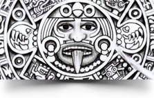 223x143 Aztec Calendar Tattoo - Aztec Tattoo Drawings