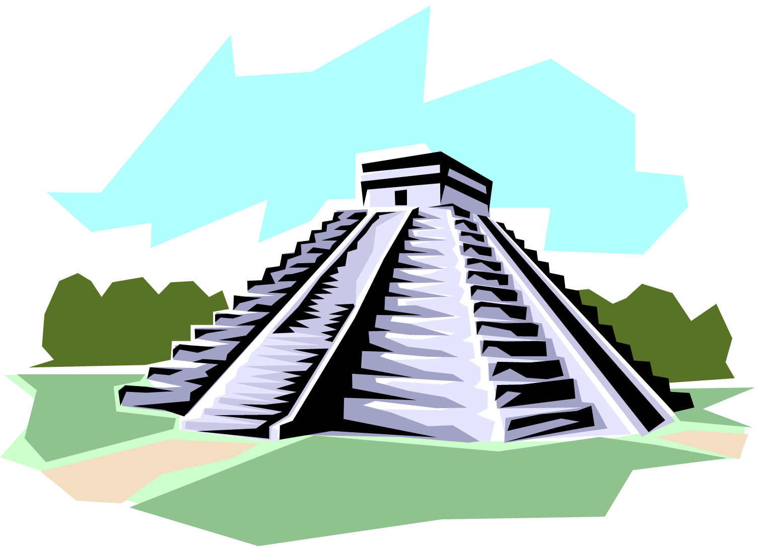 Aztec Temple Drawing at Explore collection of