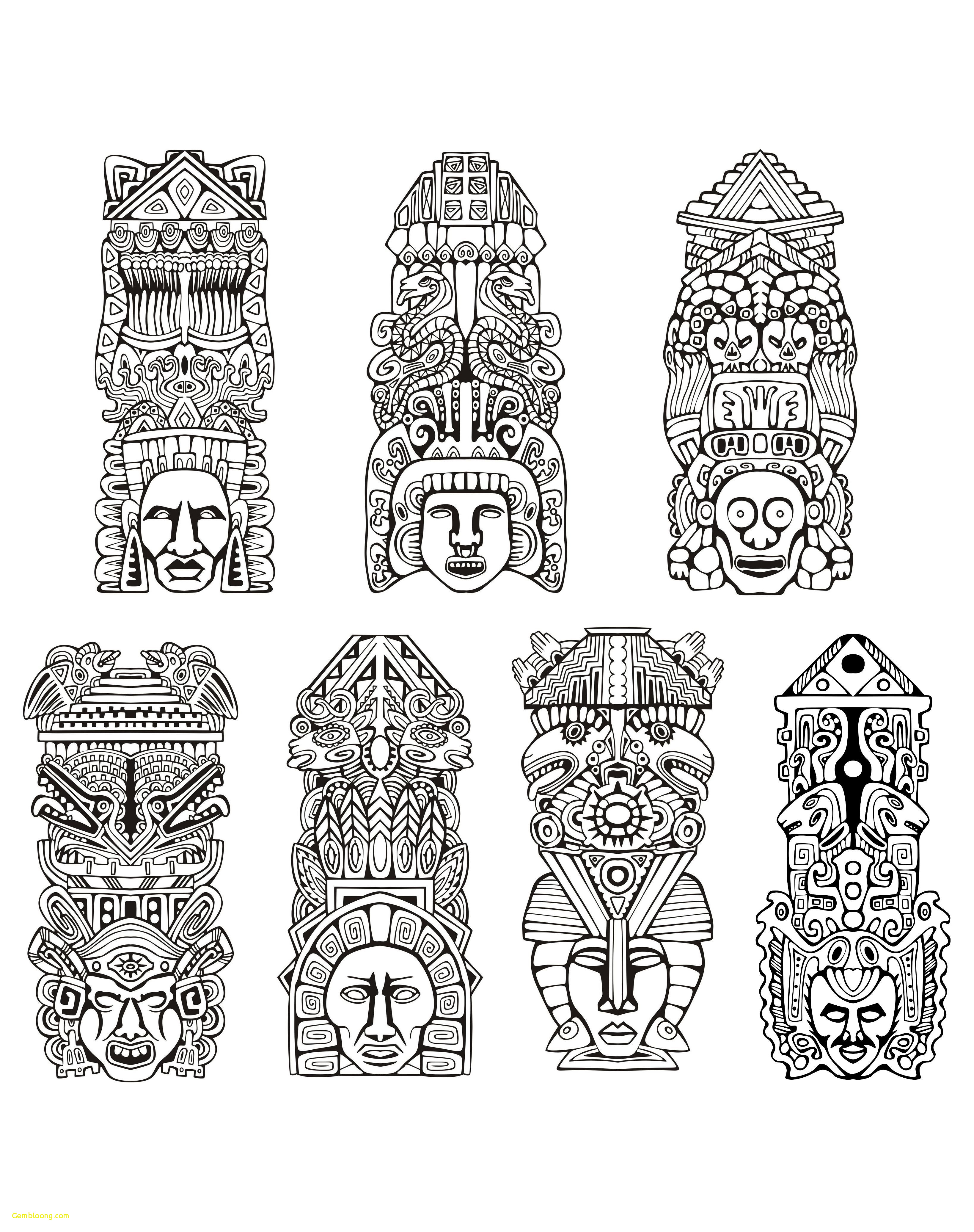 3276x4142 Aztec Warrior Drawing Limited Free Coloring - Aztec Warrior Drawing