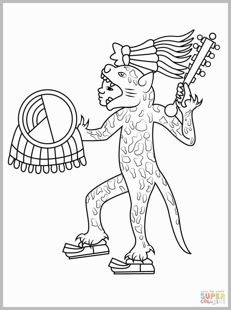 763x1024 Aztec Coloring Pages Best How To Draw A Aztec Warrior Pencil Art - Aztec Warrior Drawing