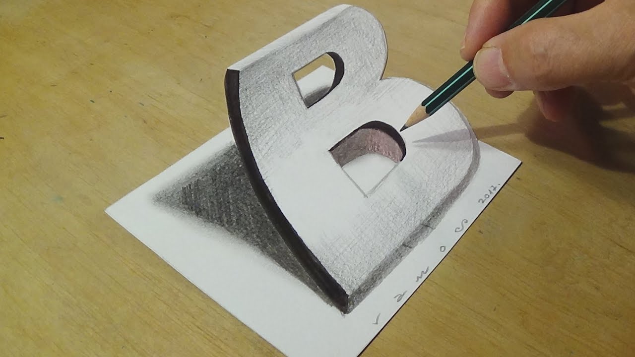 1280x720 Drawing Letter B - B Drawing