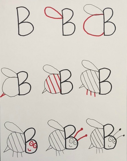 445x564 The Activity Mom - B Drawing