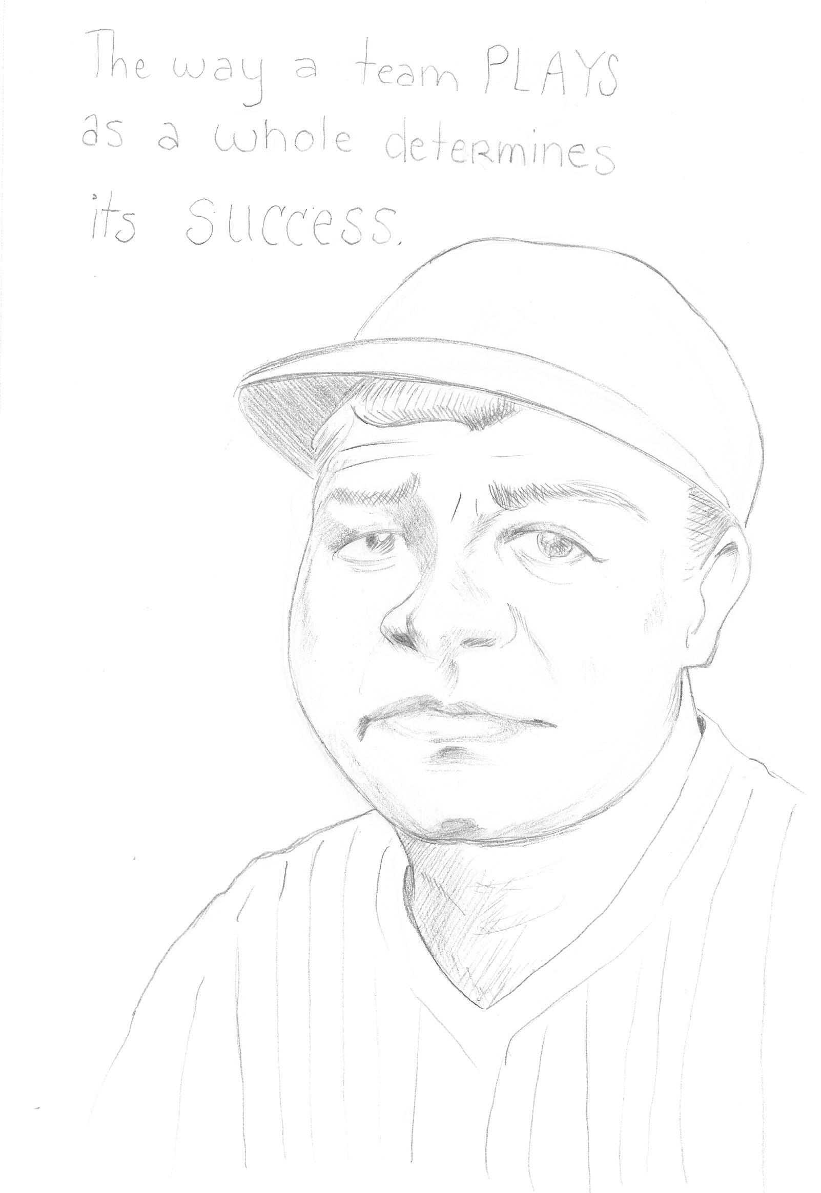 1602x2329 Babe Ruth Quote Illustration Draw Each Day - Babe Ruth Drawing