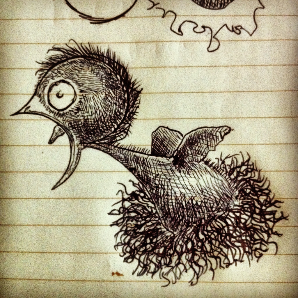 1024x1024 Conference Call Baby Bird Mcglinchmcglinch - Baby Bird Drawing