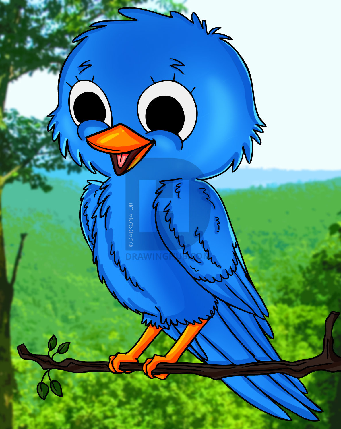 1188x1494 How To Draw Baby Birds, Step - Baby Bird Drawing