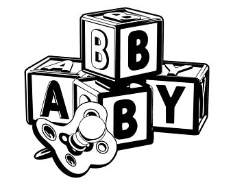 Baby Blocks Coloring Pages Sketch Coloring Page