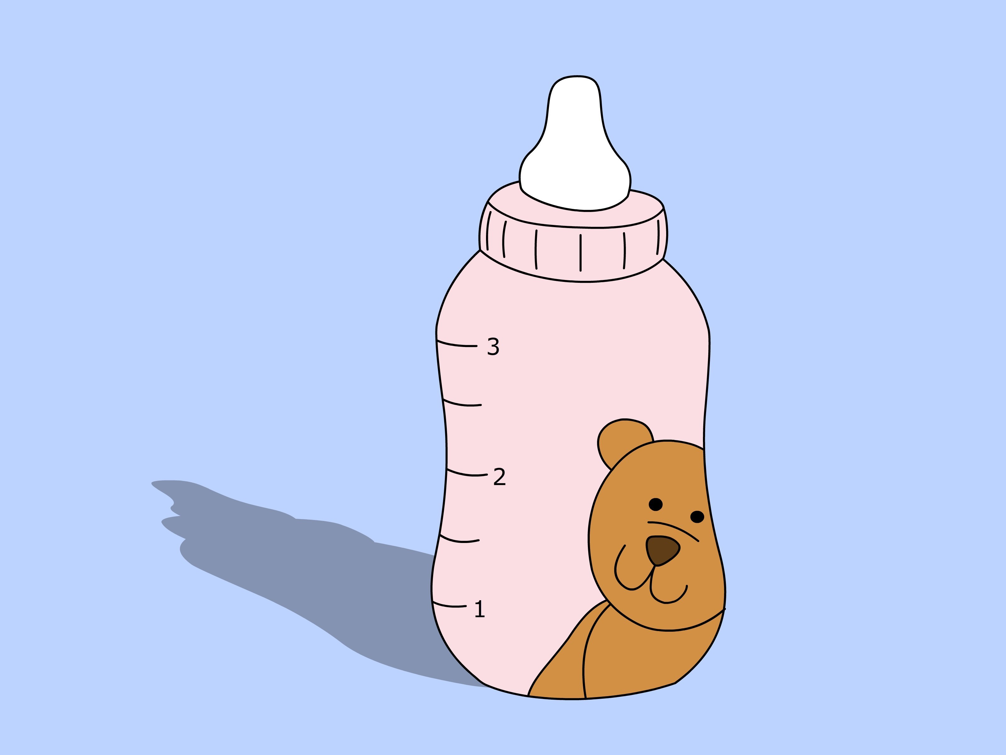 Baby Bottle Drawing at Explore collection of Baby