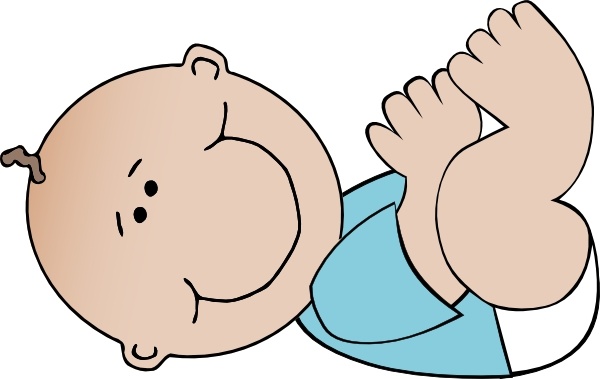 600x379 baby boy lying clip art free vector in open office drawing - Baby Boy Drawing