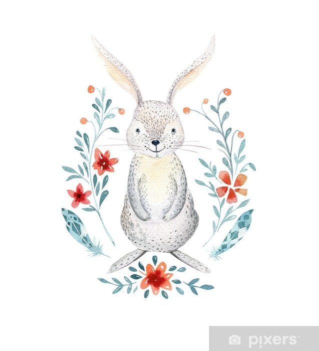 638x700 Cute Baby Rabbit Animalisolated Illustration For Children Clothing - Baby Bunny Drawing