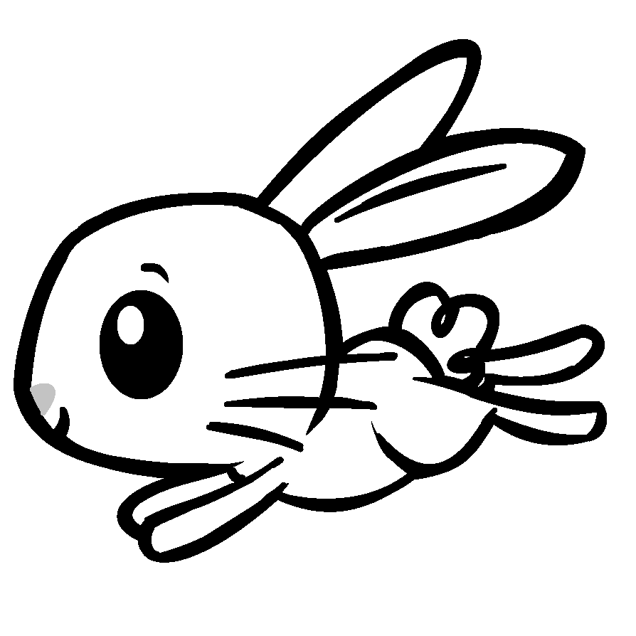 894x894 Pony Drawing Baby Bunny For Free Download - Baby Bunny Drawing