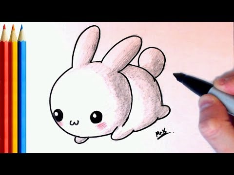 480x360 How To Draw Simple Cute Bunny - Baby Bunny Drawing