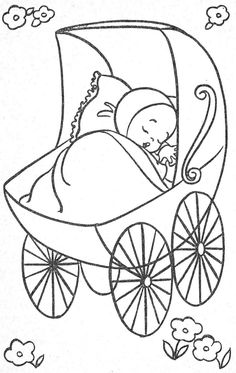 Baby Carriage Drawing