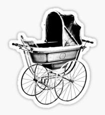 210x230 baby stroller drawing stickers redbubble - Baby Carriage Drawing