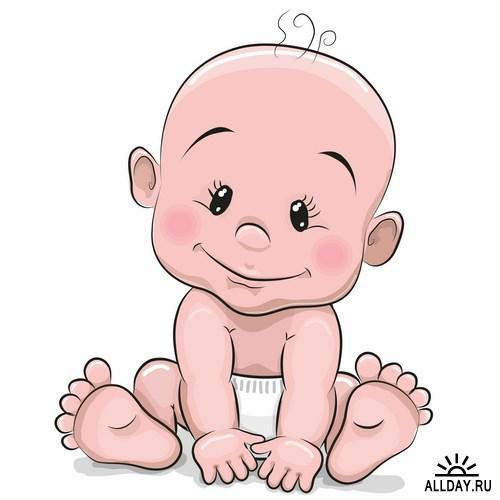 500x500 cute cartoon baby imprimibles baby cartoon, baby illustration - Baby Cartoon Drawing