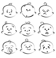 236x248  - Baby Cartoon Drawing