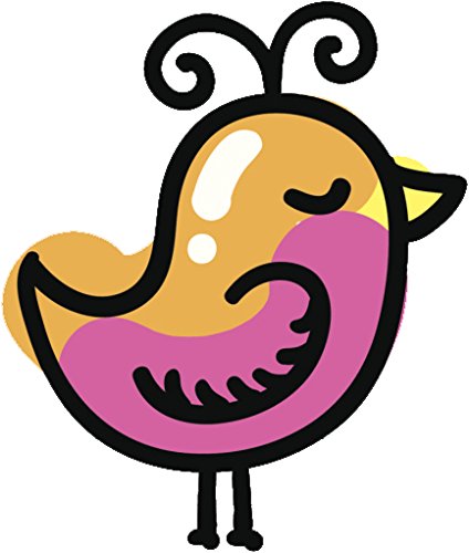 424x500 cute colorful baby chick chicken drawing cartoon vinyl - Baby Chick Drawing