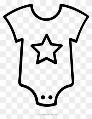 320x416 Baby Clothes Coloring Page - Baby Clothes Drawing