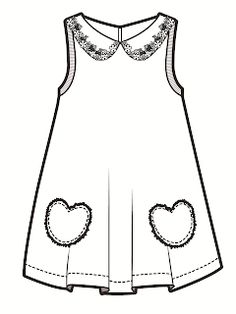 236x314 Best Kids Clothes Illustration Images Drawing Techniques, Flat - Baby Clothes Drawing