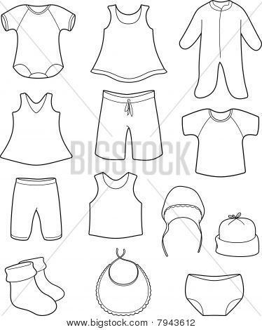374x470 Baby Clothes Templates For Girls Children's Clothing Buying - Baby Clothes Drawing