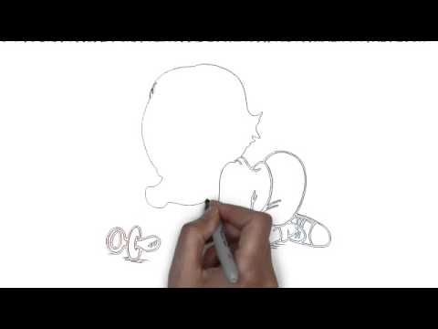480x360 how to draw a baby crawling and looking at his pacifier - Baby Crawling Drawing