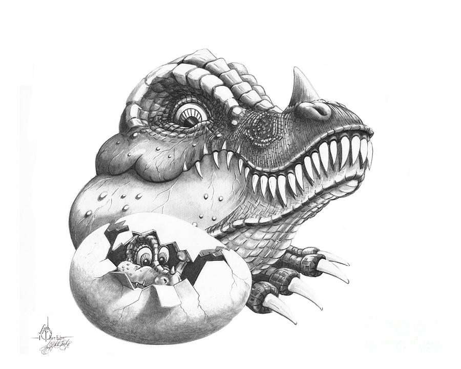 900x720 Baby Dinosaur Drawing - Baby Dinosaur Drawing