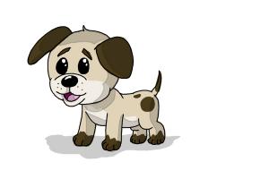 300x200 How To Draw A Baby Dog - Baby Dog Drawing