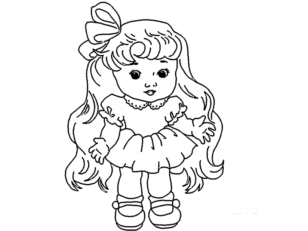 35+ Latest Sketch Cute Baby Doll Drawing