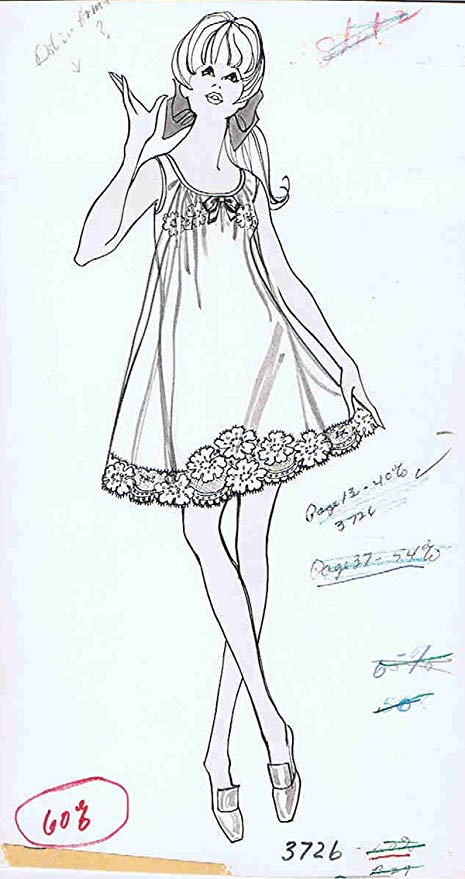 465x879 baby doll lingerie drawing amazon ca home kitchen - Baby Doll Drawing
