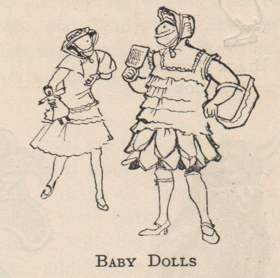 564x559 baby doll traditional mas archive - Baby Doll Drawing