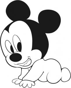 244x302 How To Draw How To Draw Baby Mickey - Baby Drawing