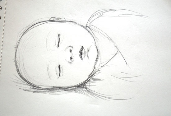 Images Of Baby Face Drawing Easy