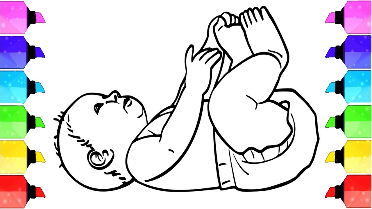 1280x720 baby drawing how to draw a baby baby easy draw tutorial - Baby Drawing Easy