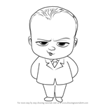 150x150 the boss baby drawing tutorials - Baby Drawing Easy
