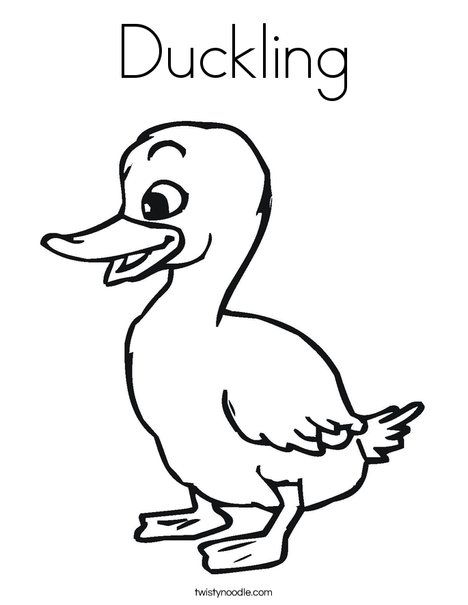 468x605 duckling drawing duckling coloring - Baby Duck Drawing