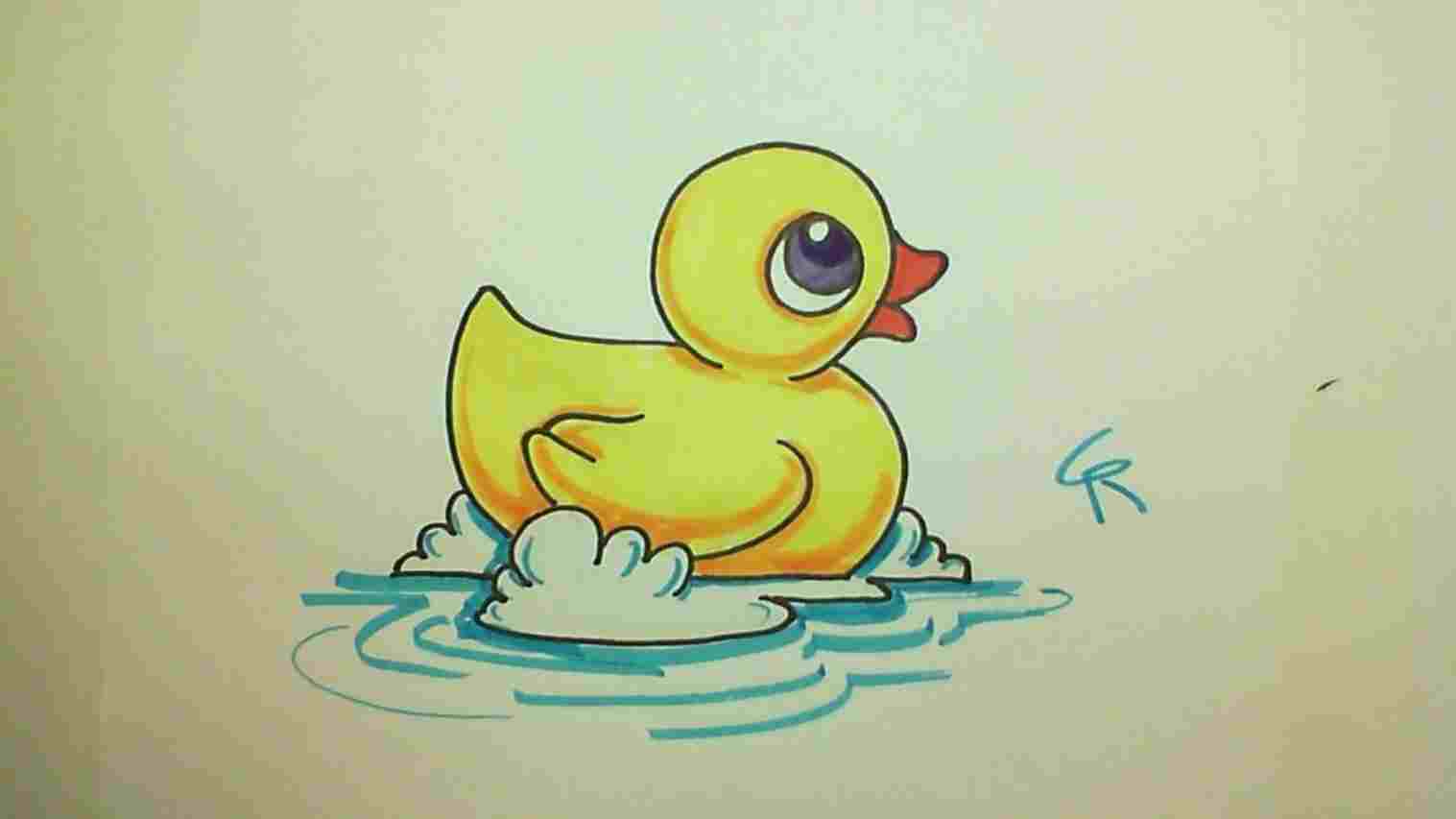 1517x853 rhyoutubecom how cute baby duck drawings to draw cartoons ling - Baby Duck Drawing
