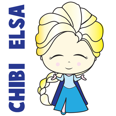 400x400 How To Draw A Chibi Baby Elsa From Frozen With Easy Steps Tutorial - Baby Easy Drawing