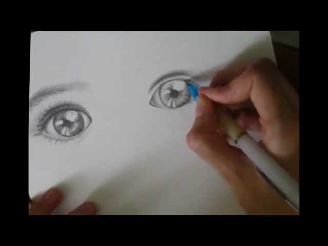 640x480 Baby Eyes Drawing - Baby Eyes Drawing