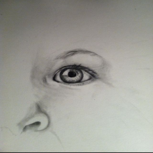 640x640 Drawing Of A Baby's Eye - Baby Eyes Drawing