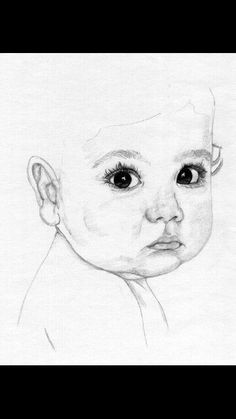 236x419 How To Draw A Baby's Face Head With Step - Baby Eyes Drawing