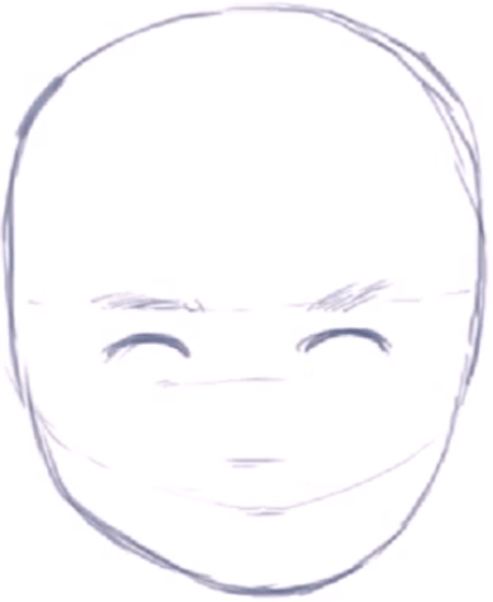 450x550 How To Draw A Baby's Face Head With Step - Baby Eyes Drawing