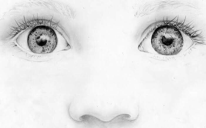 702x437 pencil baby eyes, drawings, eyes - Baby Eyes Drawing