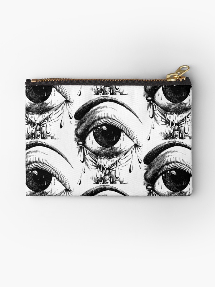 750x1000 cry baby, eyes illustration gotic studio pouches - Baby Eyes Drawing