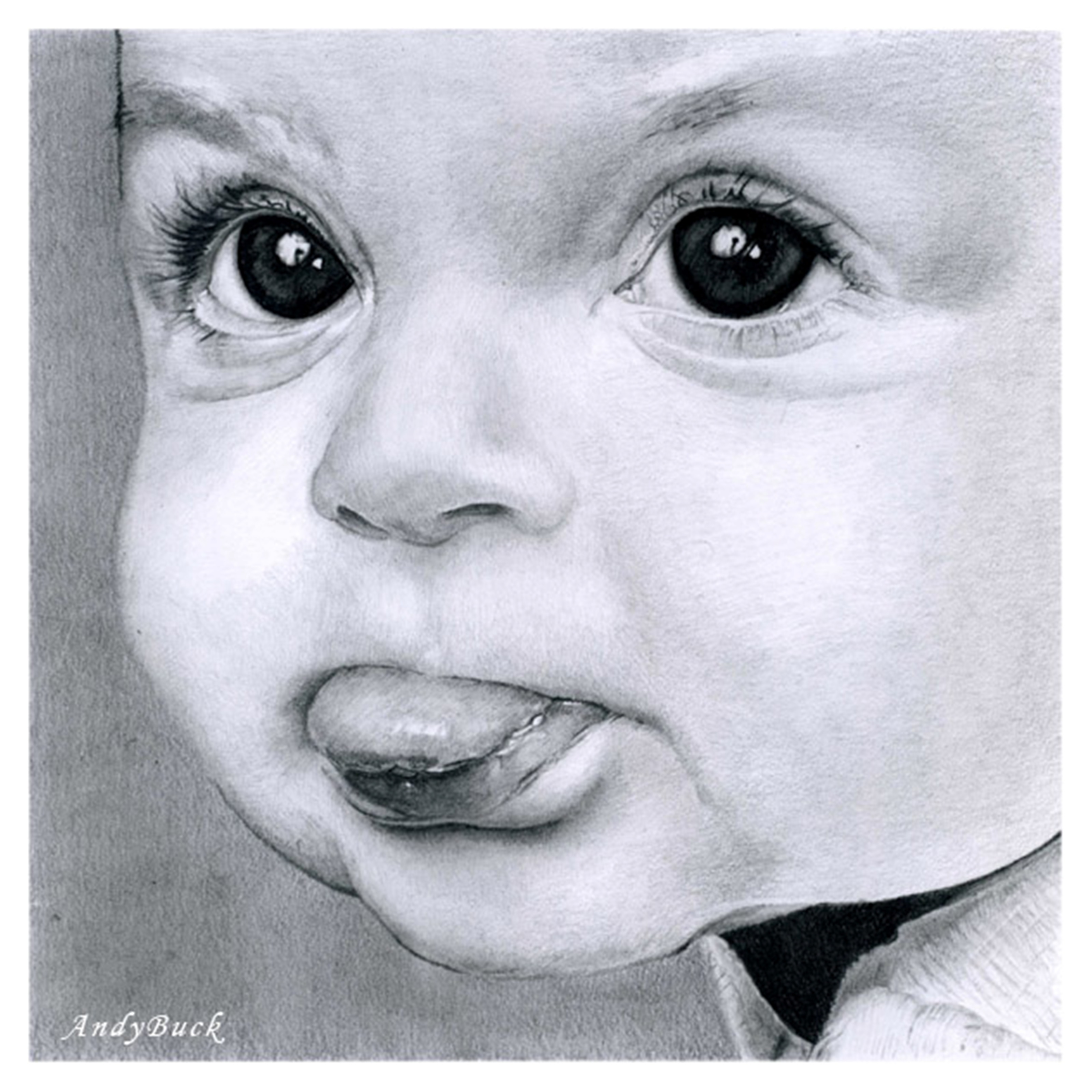 3200x3200 Baby Face Art - Baby Face Drawing