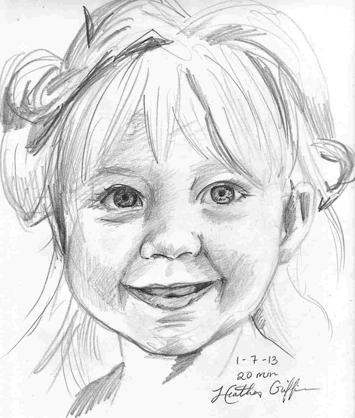 1185x1397 Baby Face Drawing Drawing Fine Art - Baby Face Drawing