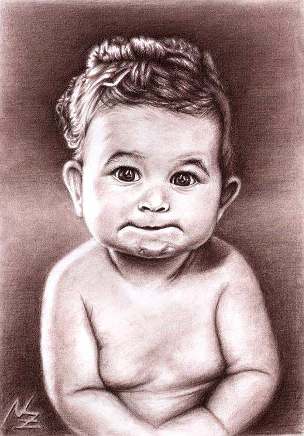 628x900 Babyface Drawing - Baby Face Drawing