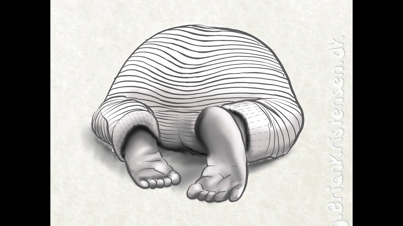 1280x720 Daily Sketch - Baby Feet Drawing
