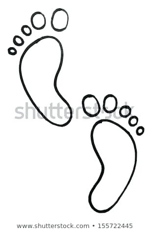 306x470 outline footprint stock illustration outline of footprint baby - Baby Footprint Drawing