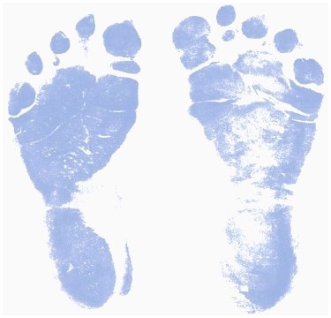 375x360 baby footprint clipart awesome blue footprints best incredible - Baby Footprint Drawing