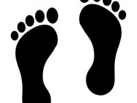 200x150 baby footprints clipart elegant drawing footprints baby - Baby Footprint Drawing